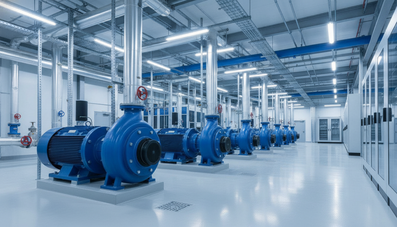 VFD chilled water pumps